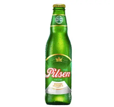Bebidas Cerveza Pilsen vidrio 355 ml.