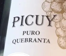 Pisco Picuy Quebranta 750 ml