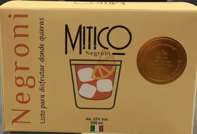 Mítico Negroni Caja x 3 Latas de 200 ml. 