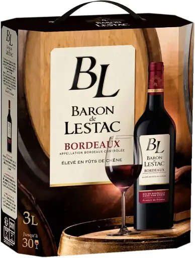 Baron de Lestac Bordeaux blend BIB 3 litros